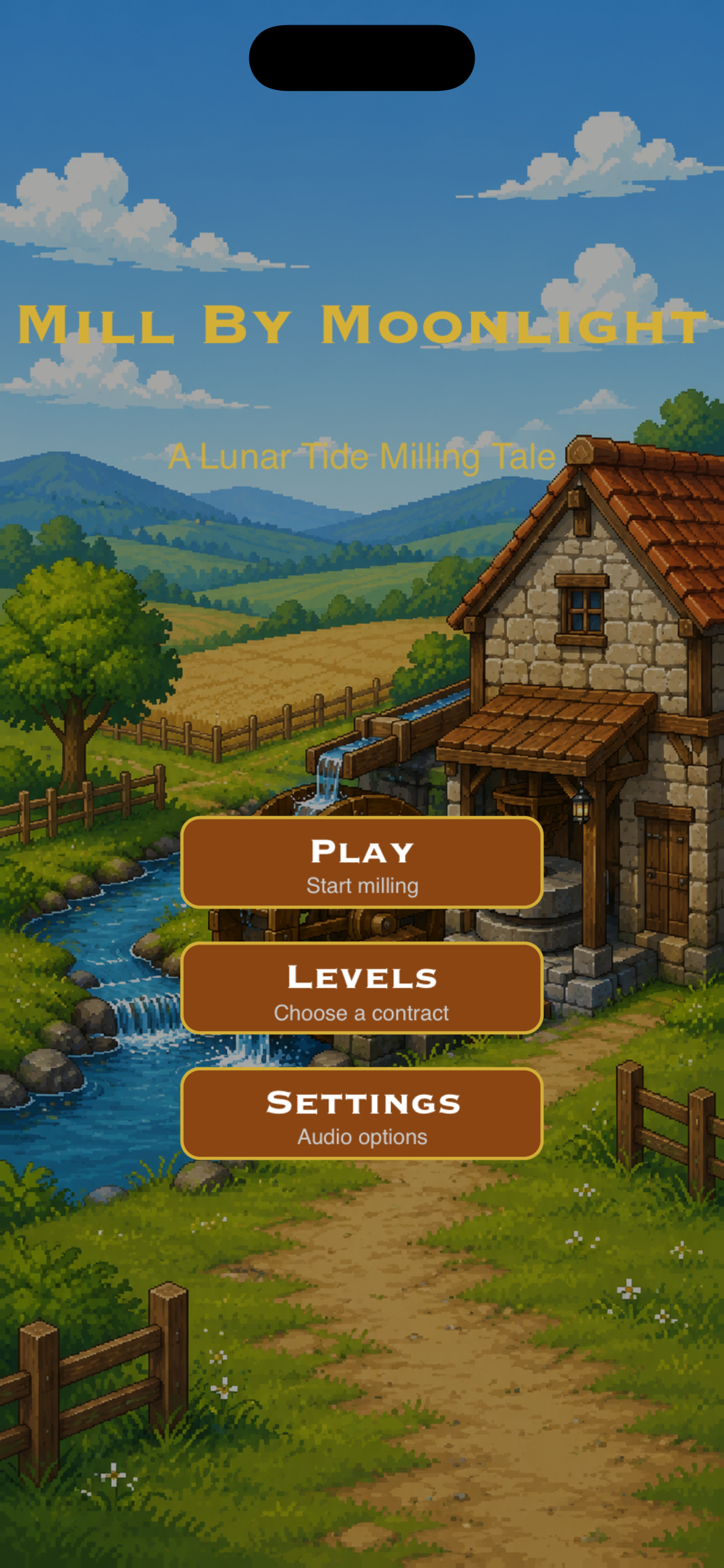 Mill By Moonlight main menu